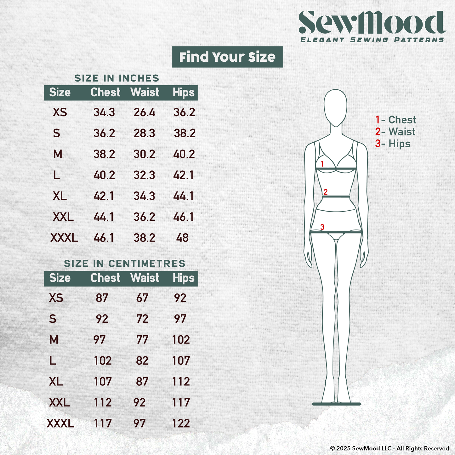 Tie Front Blouse Sewing Pattern | PDF Women’s Top Pattern | Long Sleeve Tie Top | DIY Sewing Pattern A4 A0 | Sizes XS–3XL